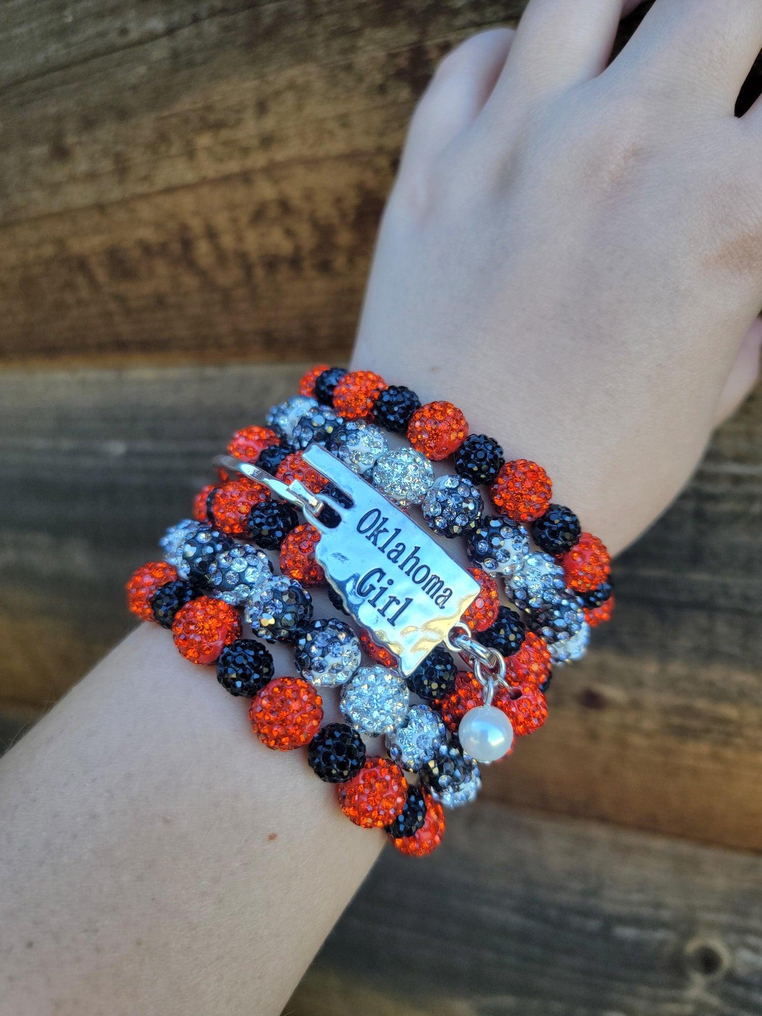 Orange + Black Bracelets