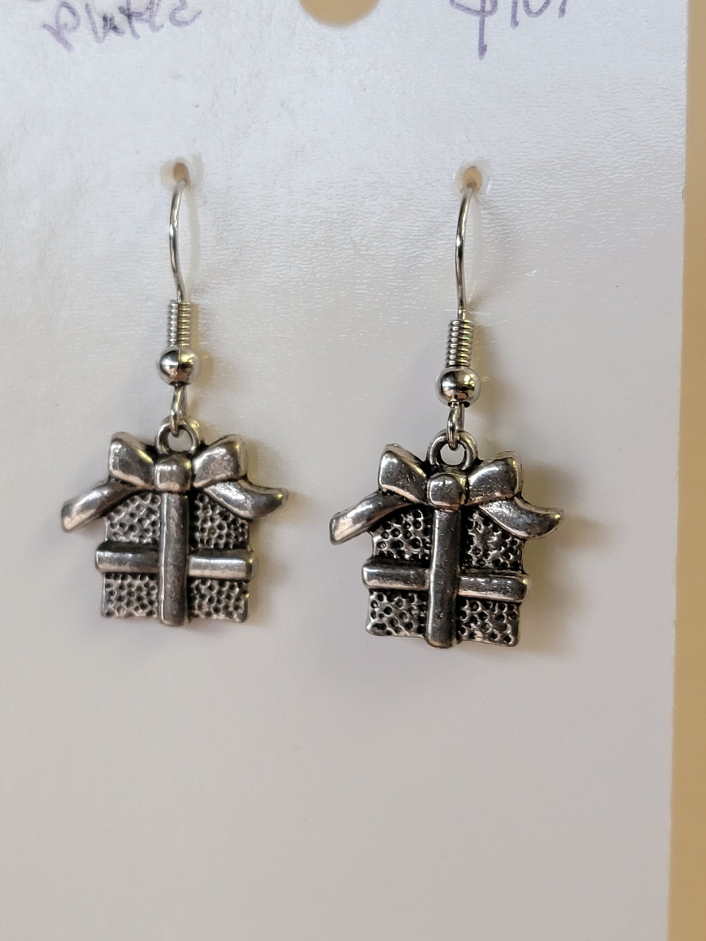 Gift Earrings - Christmas Charms - Silver-Plated