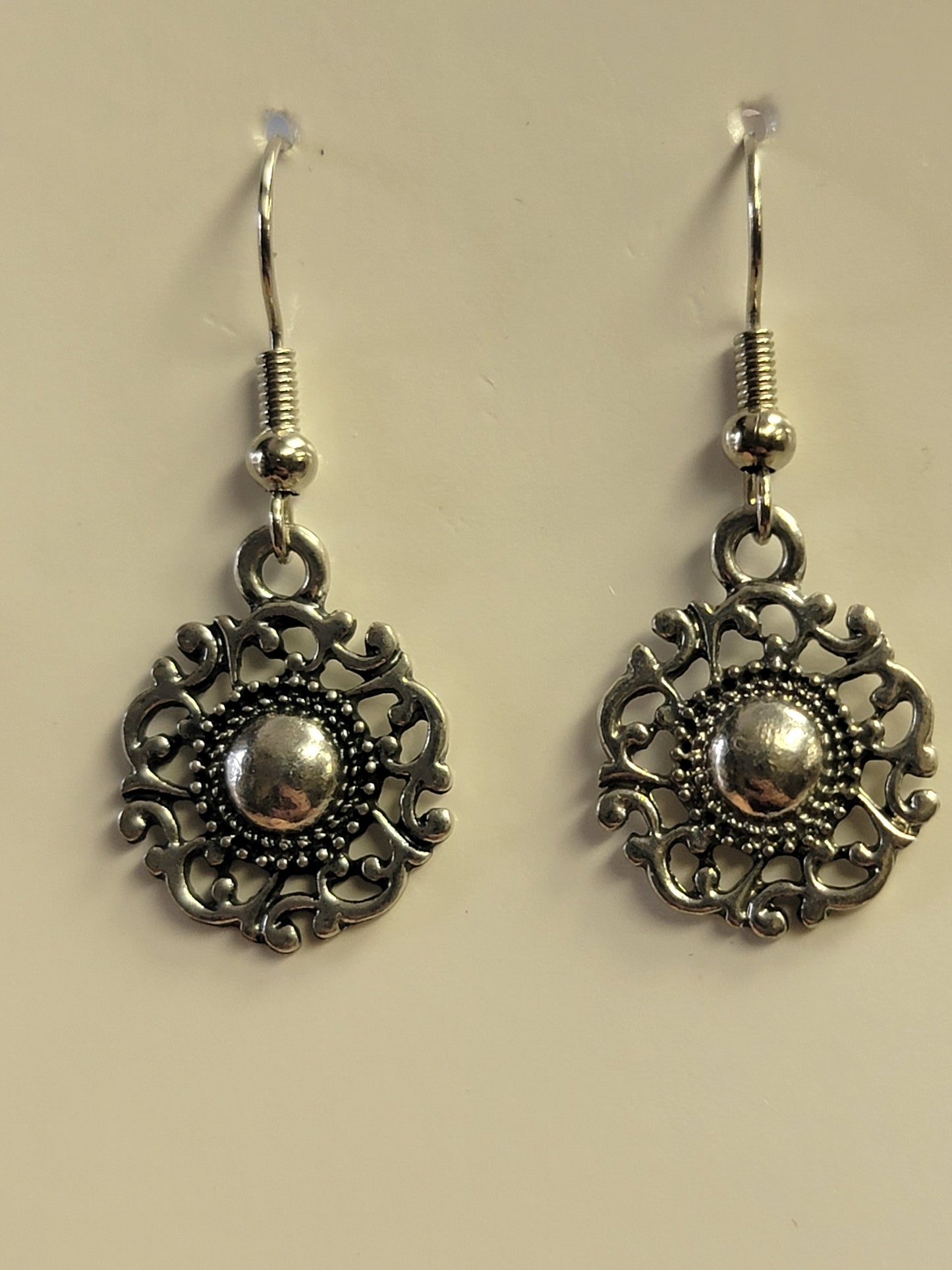 Silver Plated Charm Earrings