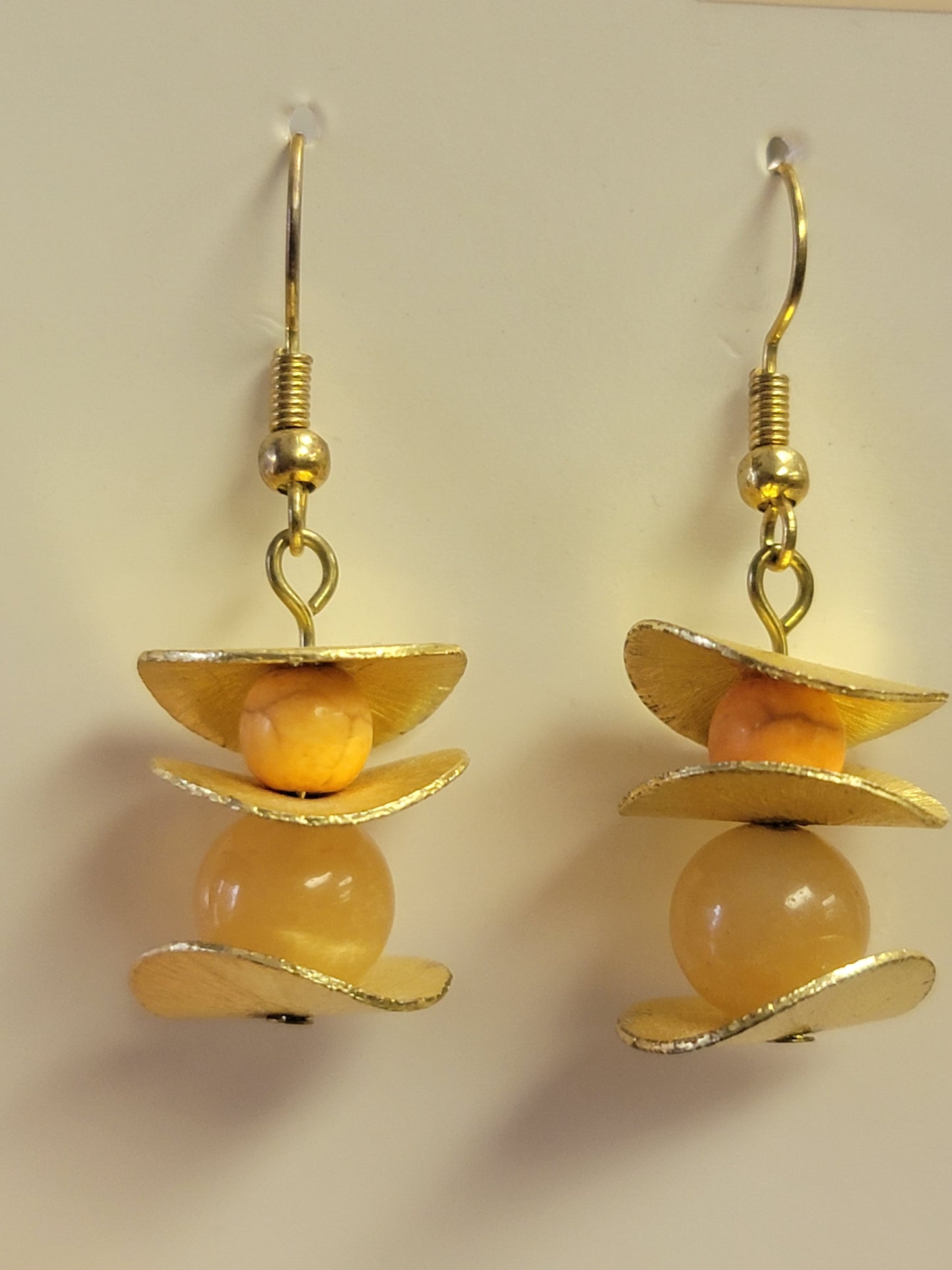 Gold Ring Earrings