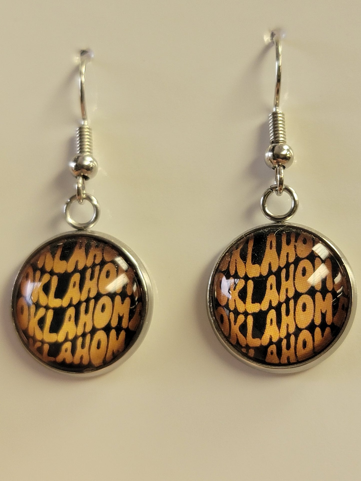 OSU Printworks Dangle Earrings - Silver-Plated