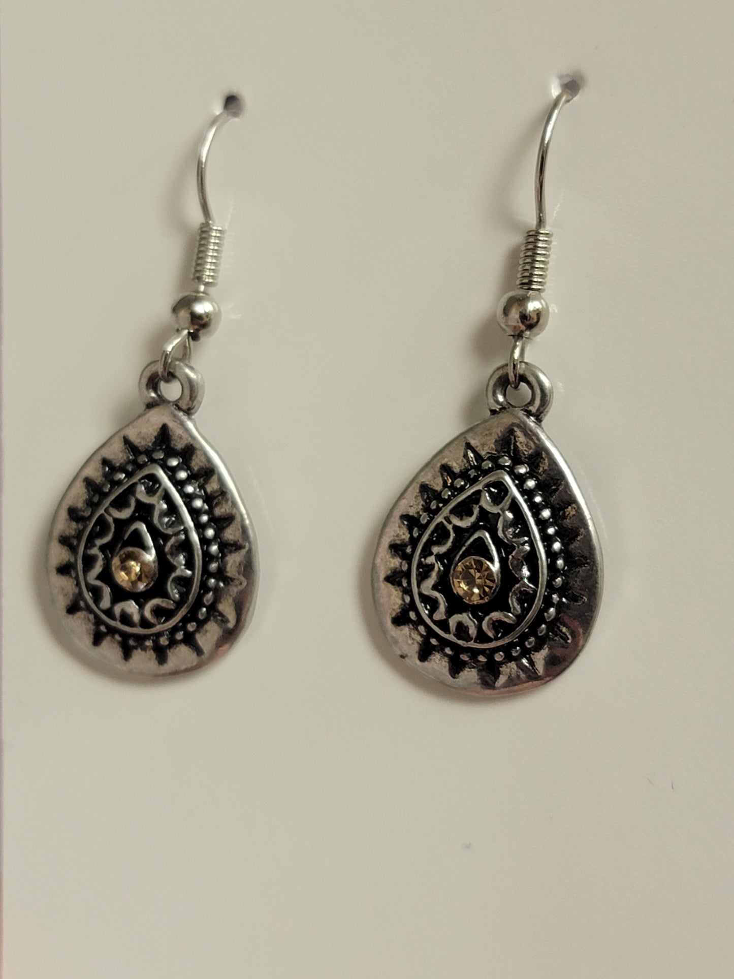 Silver Plated Charm Earrings