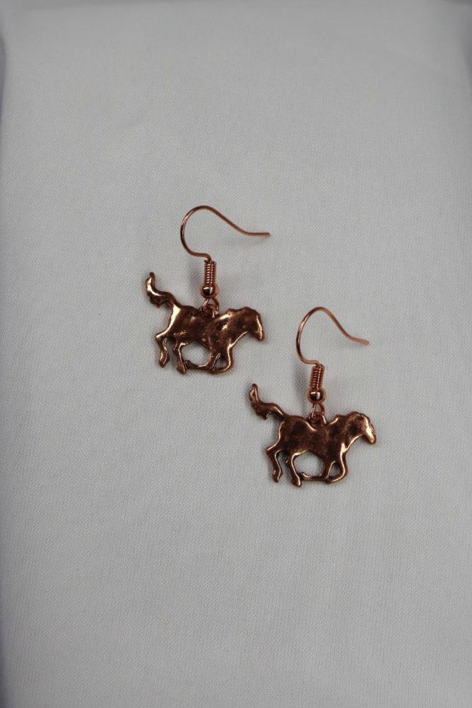 Horse Earrings - Copper - Limited Edition