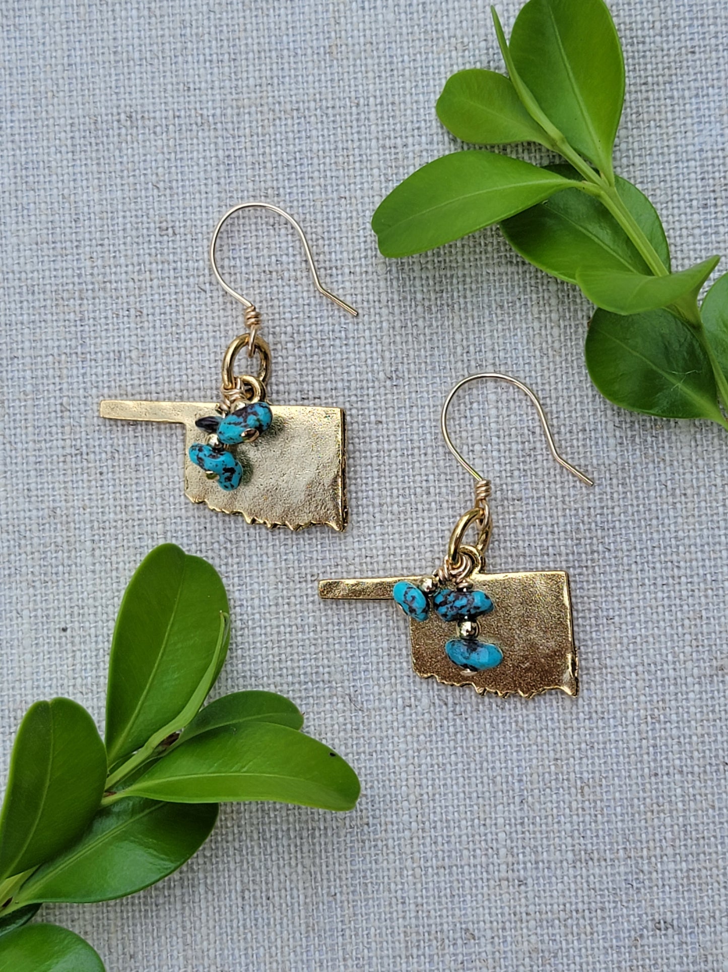 Oklahoma Earrings in Turquoise