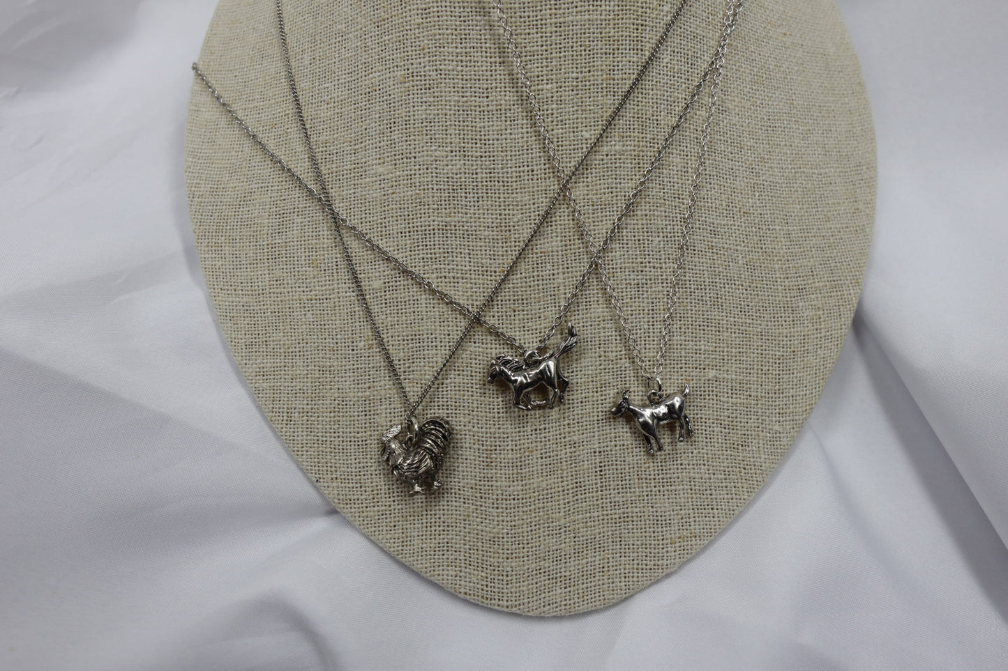 Little Chicken Necklace - Silver Plated - One of a kind