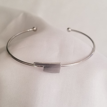 Oklahoma Bracelet - Silver - Adjustable Wire Cuff