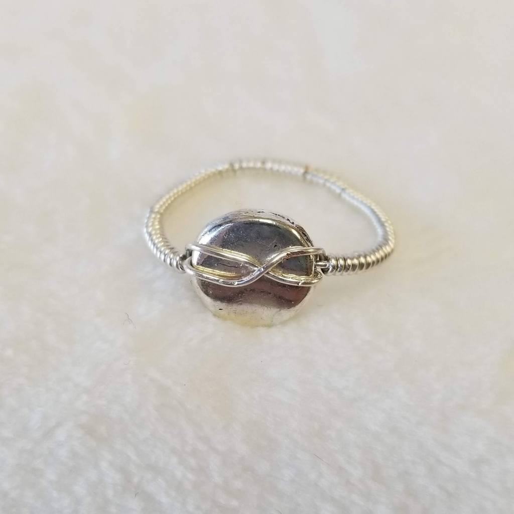 Gold Wire-Wrapped Ring - Double Twist – DearBritt Jewelry Designs