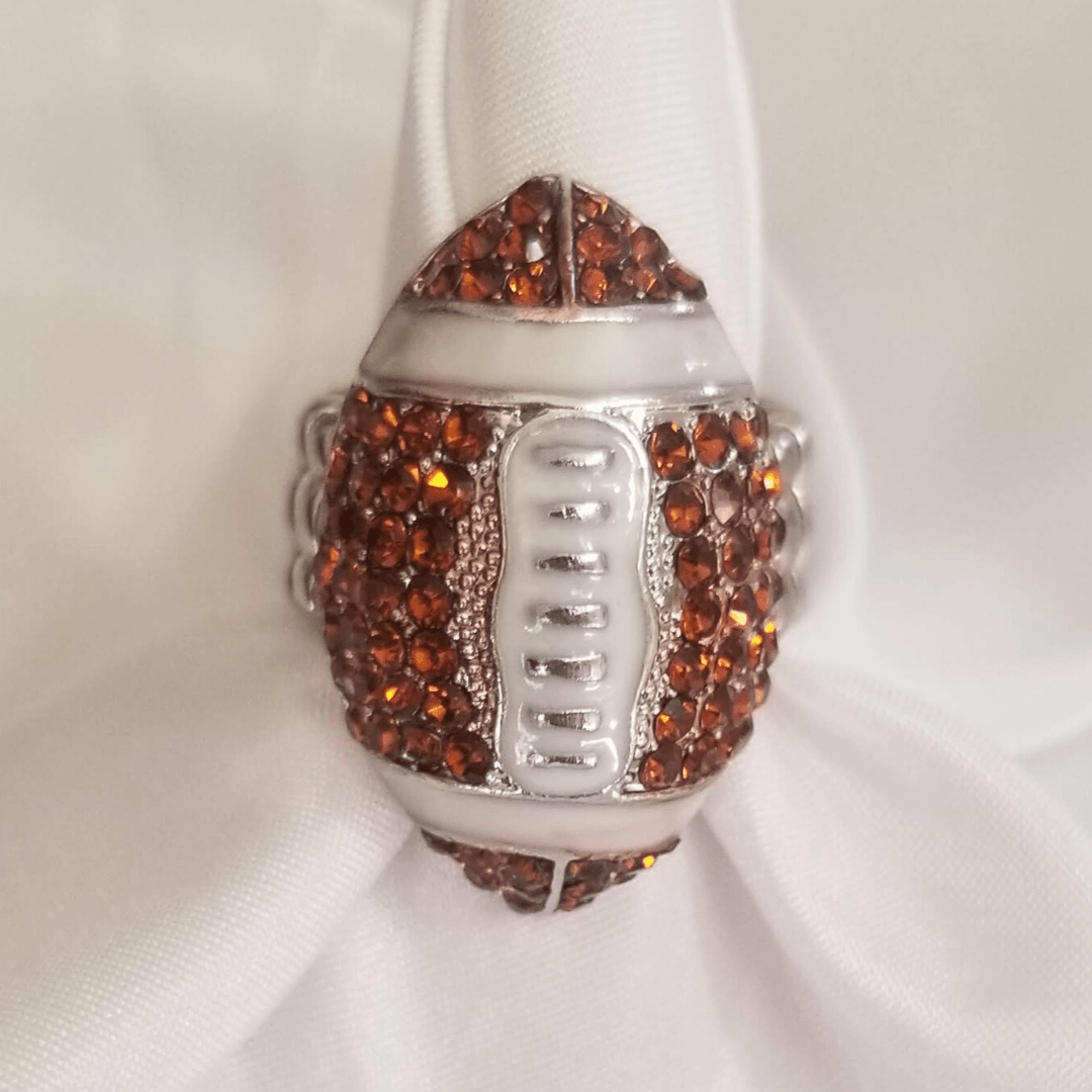 Football Sparkle Ring - DearBritt