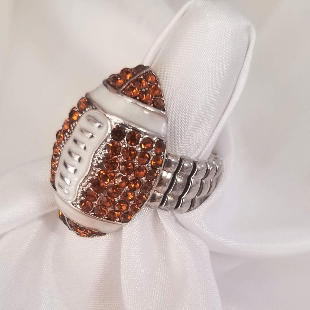Football Sparkle Ring - DearBritt
