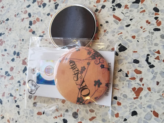 OK State floral Pin/Magnet - DearBritt