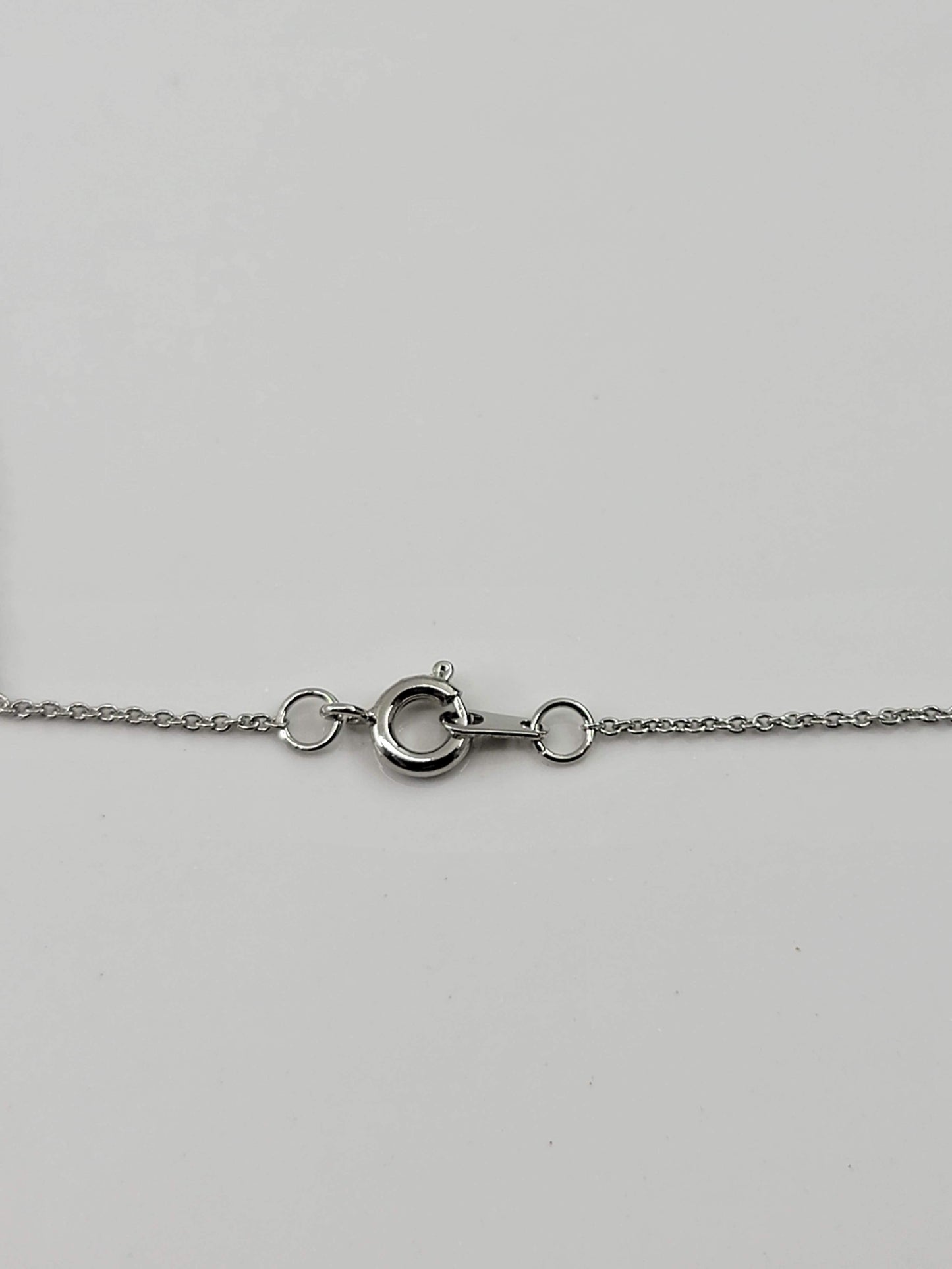 Tiny Silver Baseball Pendant Necklace