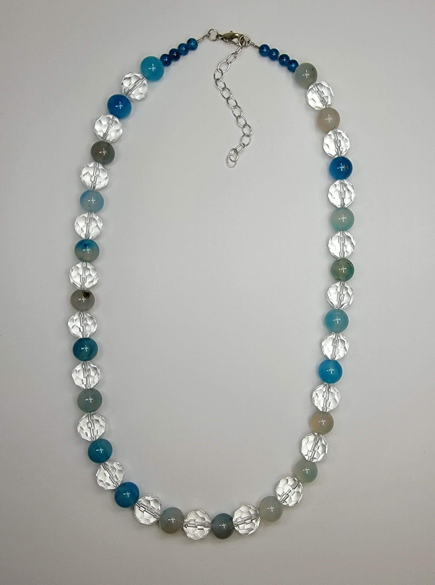 Ocean Water Statement Necklace - One of a kind