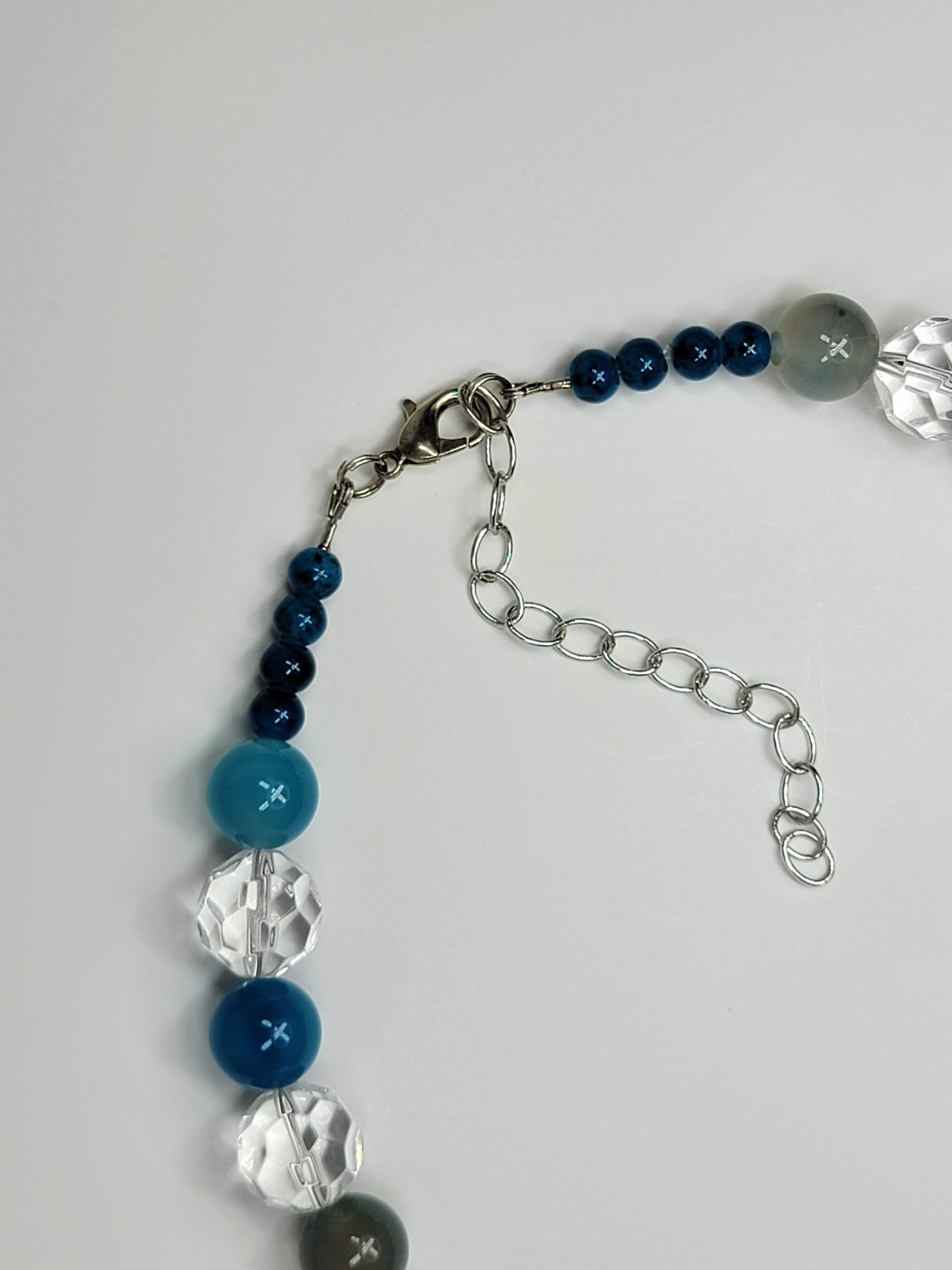 Ocean Water Statement Necklace - One of a kind