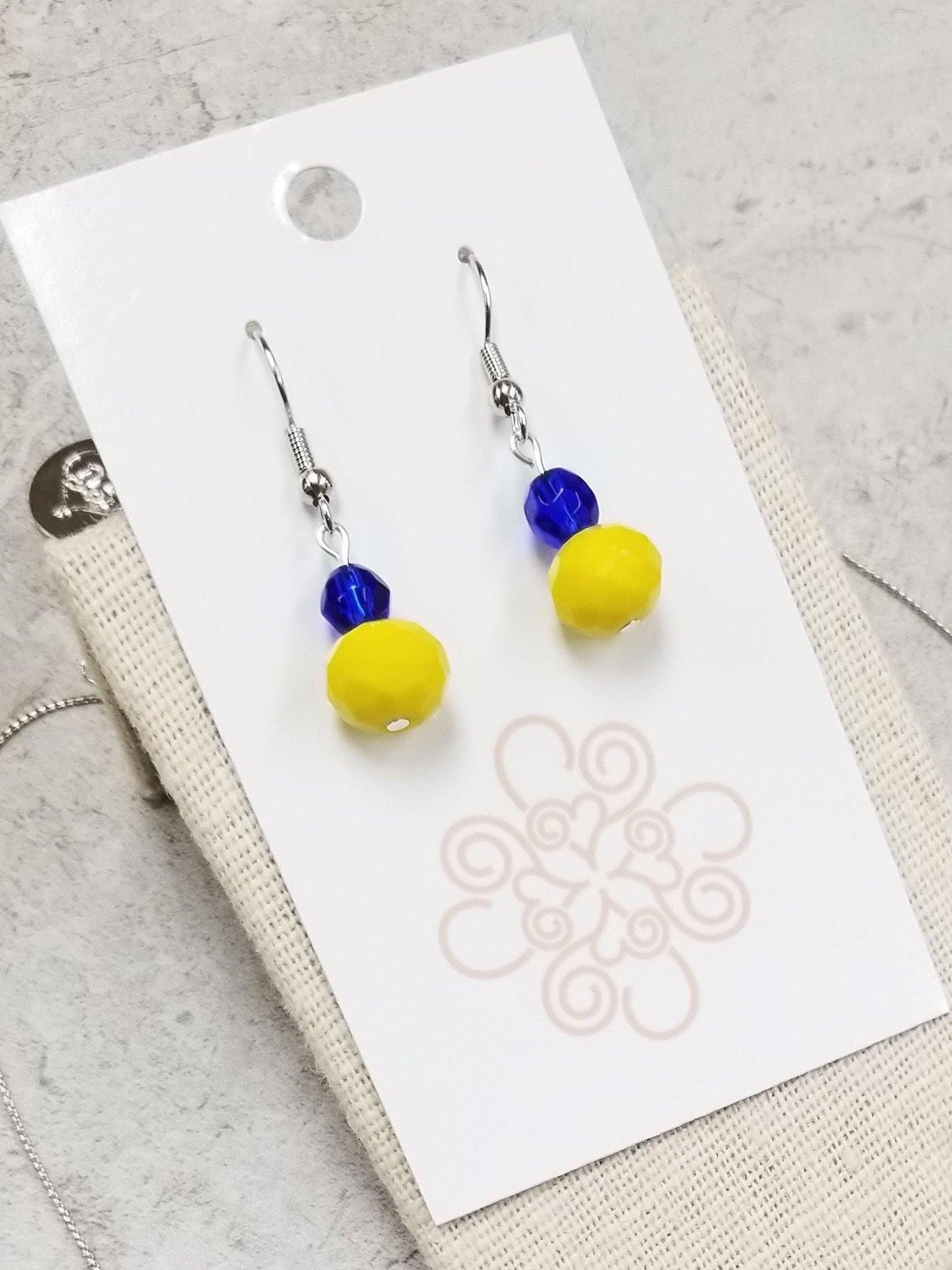 Blue & Yellow Crystal Set - DearBritt