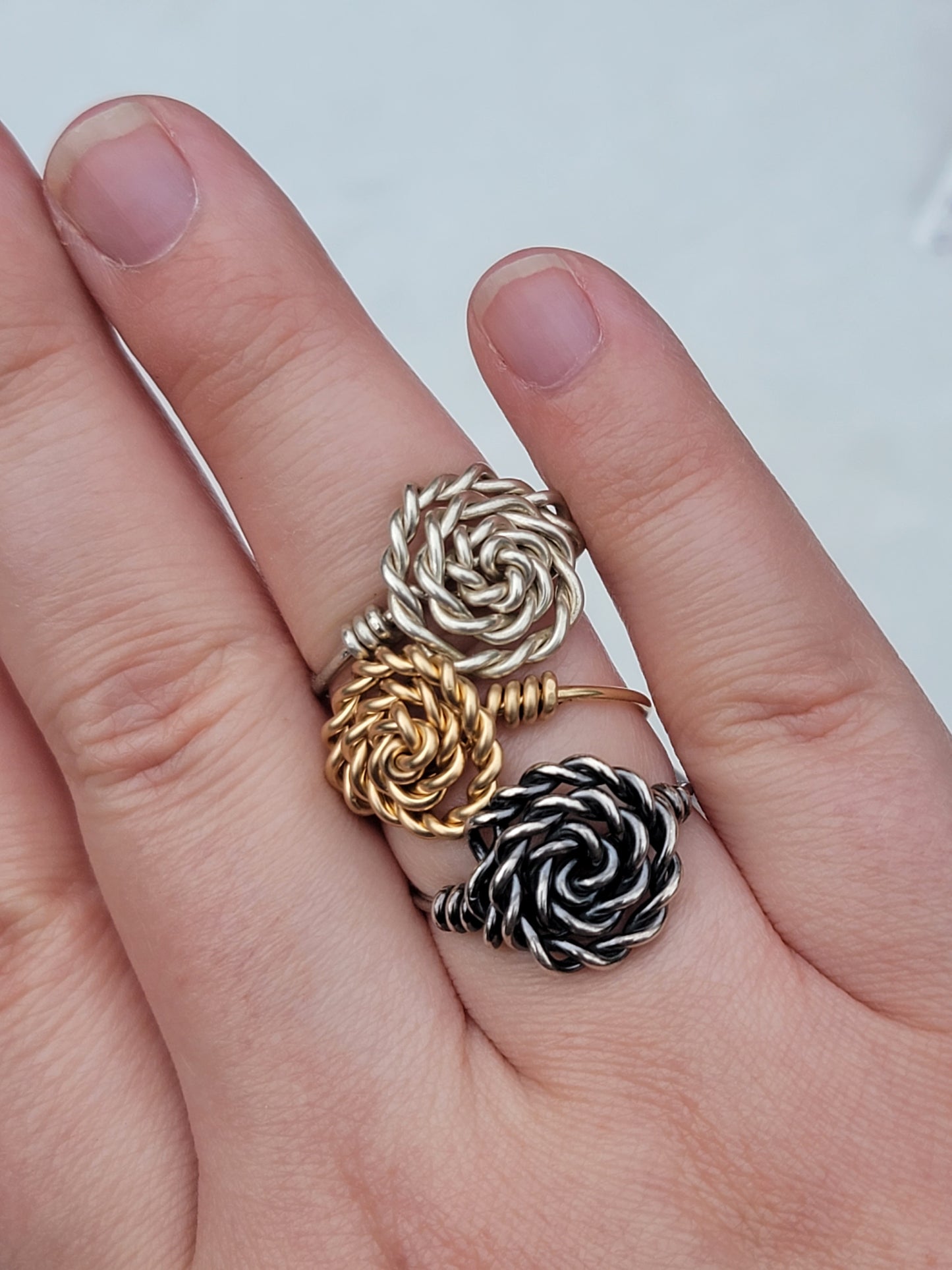 Twisted Statement Ring - Made to order