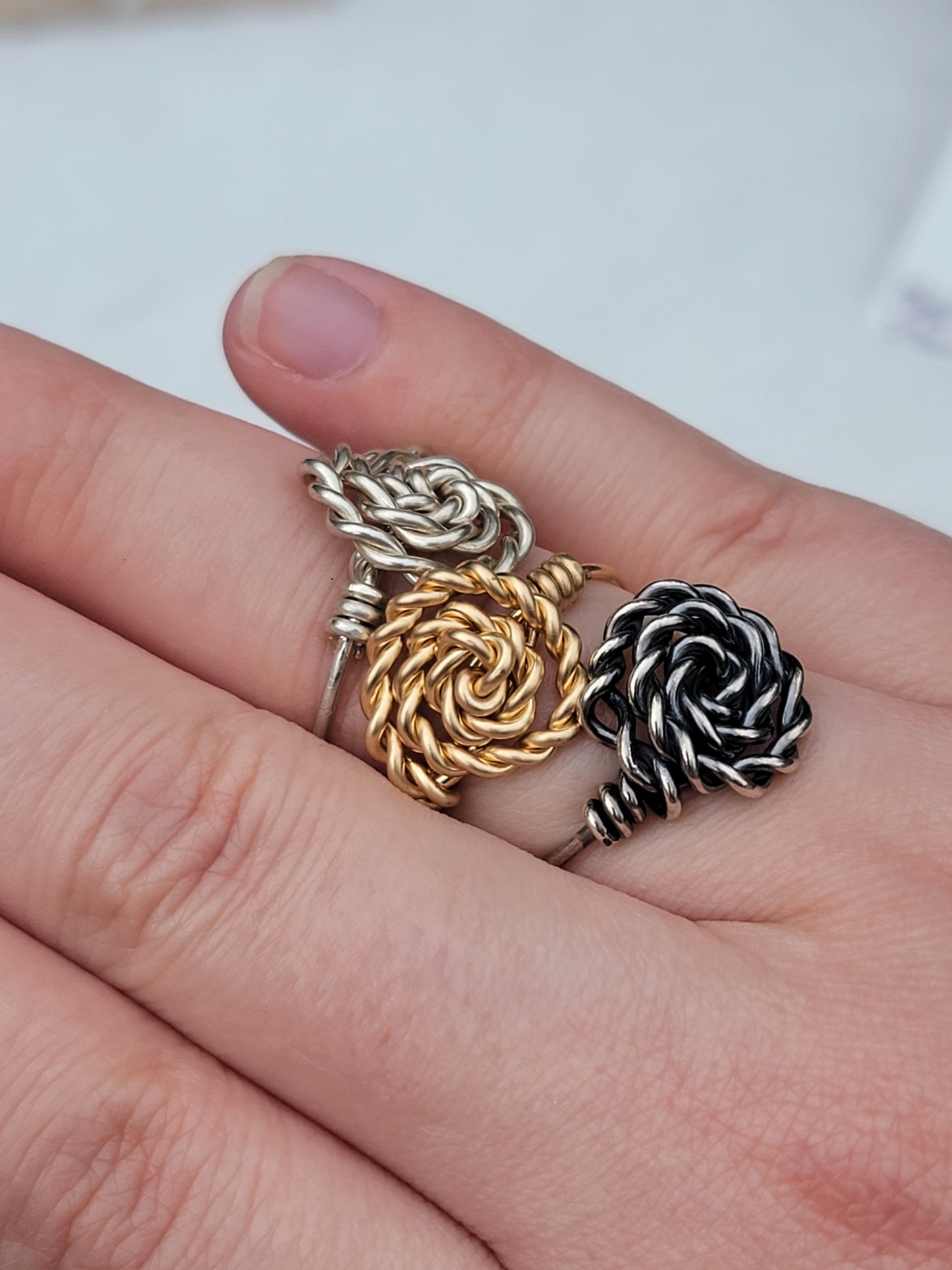 Twisted Statement Ring - Made to order