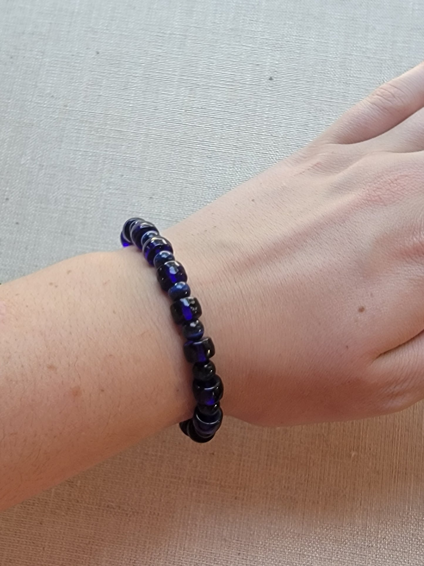 Midnight Iris Braclet
