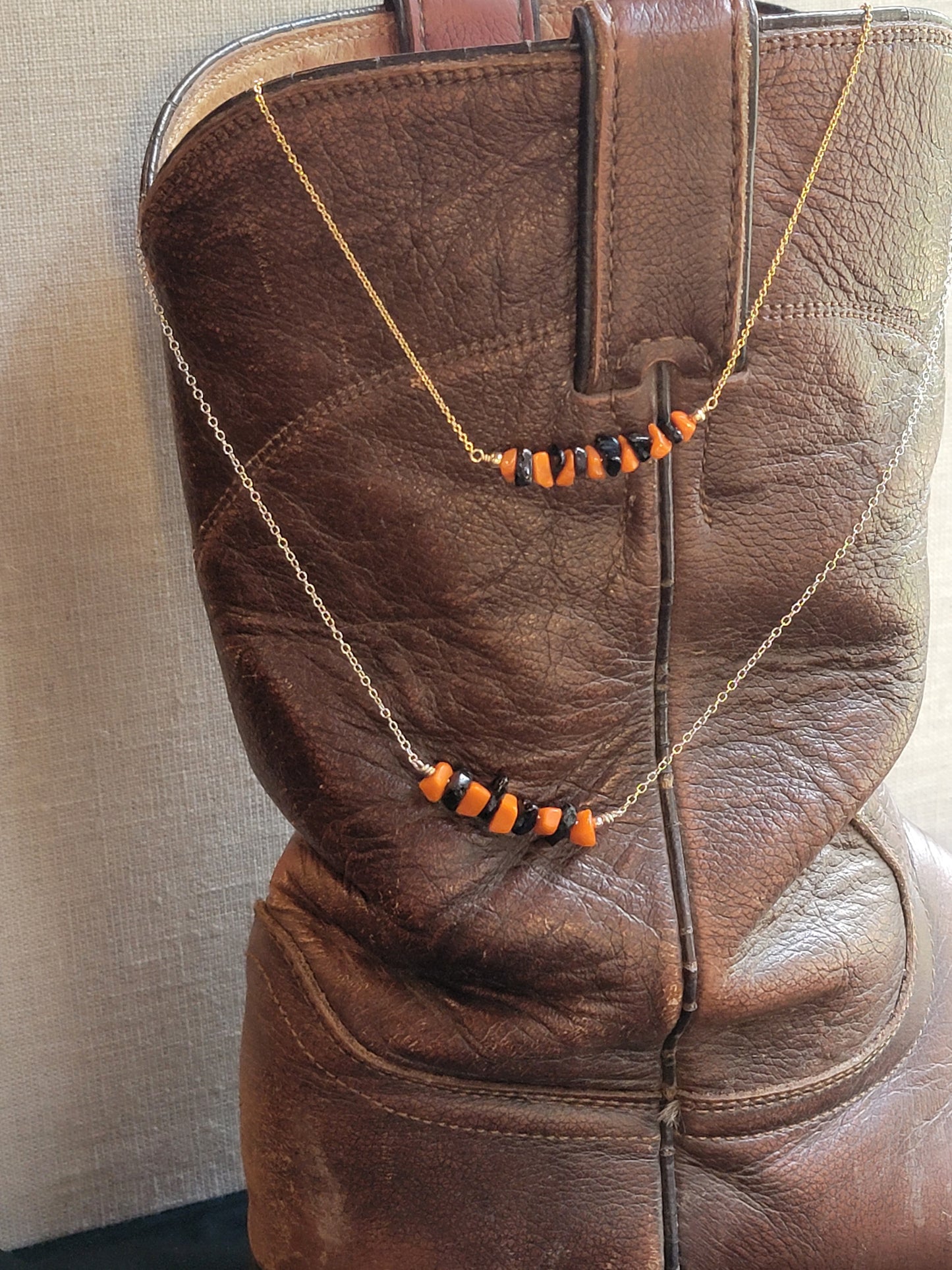 The outlaw bar necklace