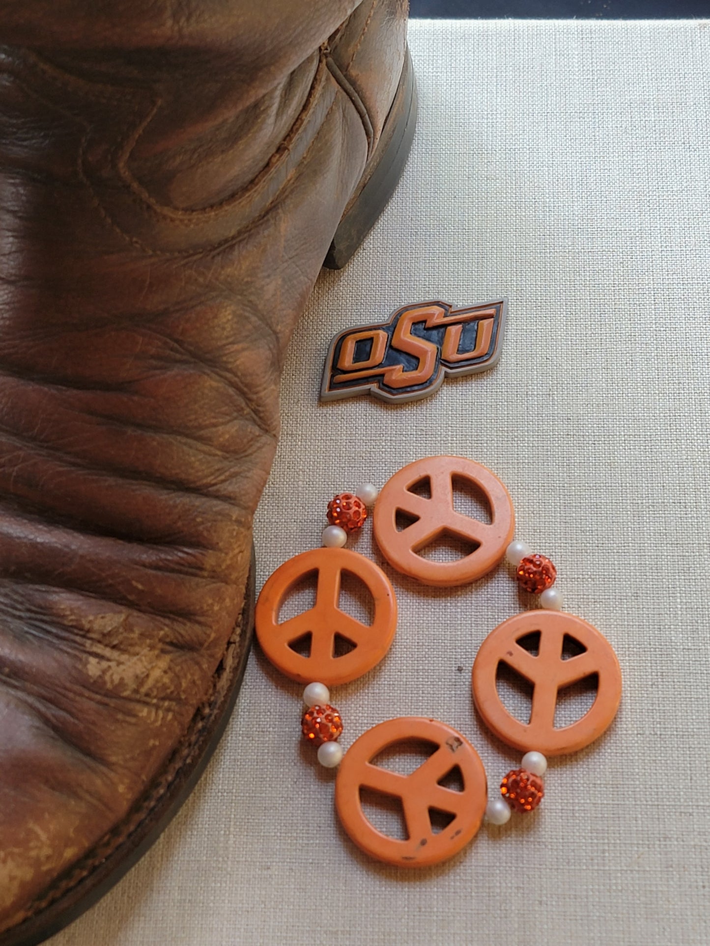 Peace and orange