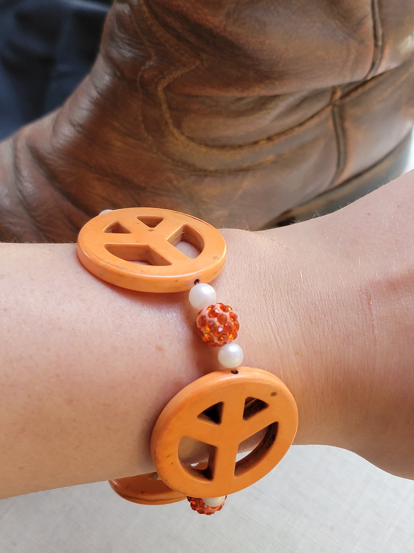 Peace and orange