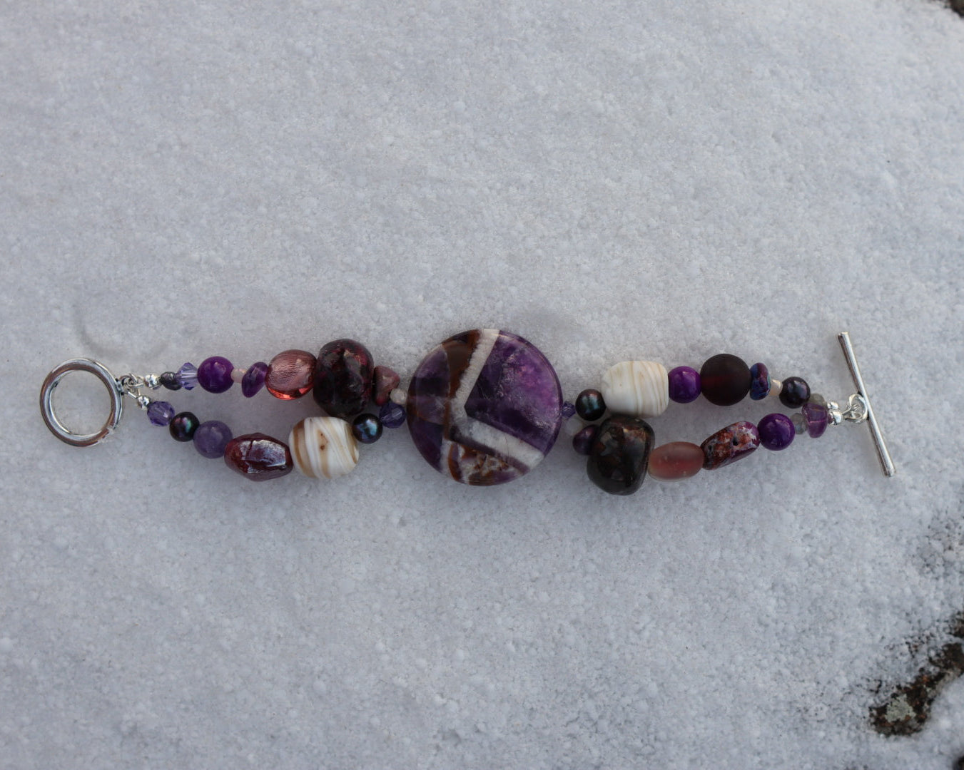 Purple Amethyst Bracelet - Made to order