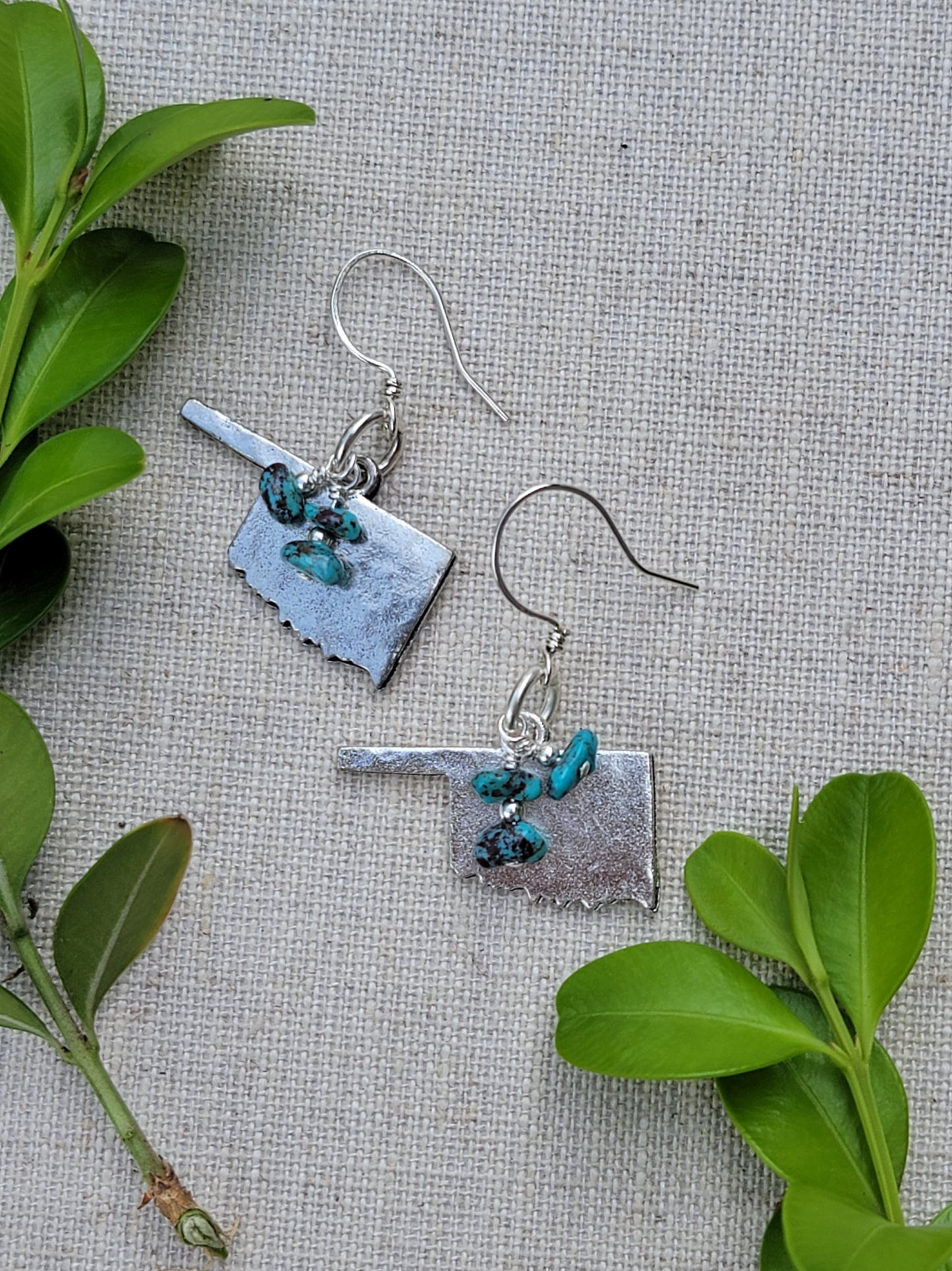 Oklahoma Earrings in Turquoise
