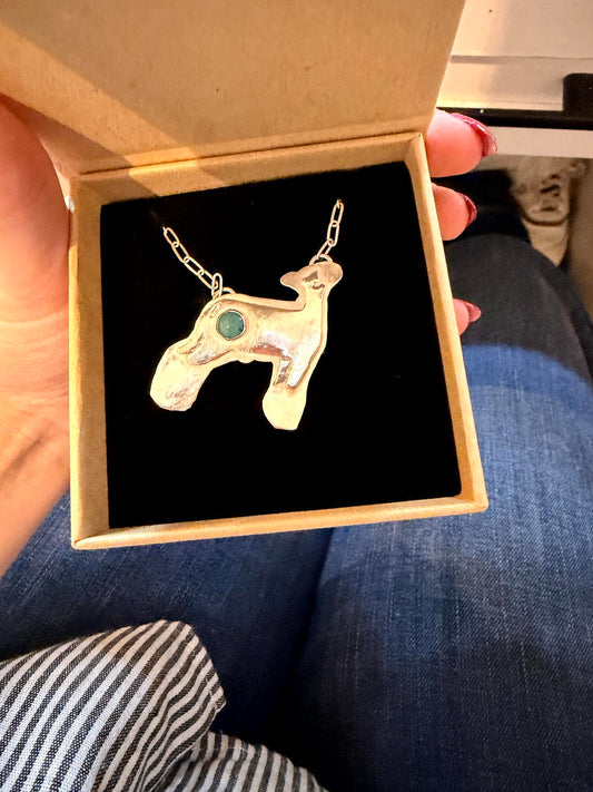 Custom Livestock Necklace - Made to Order - .925 Sterling Silver