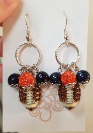 Football Charm Earrings - DearBritt