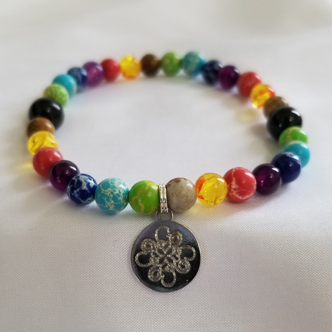 Rainbow Stone Bracelet - DearBritt