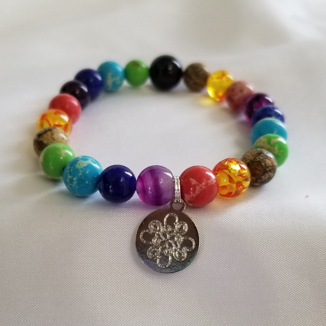 Rainbow Stone Bracelet - DearBritt