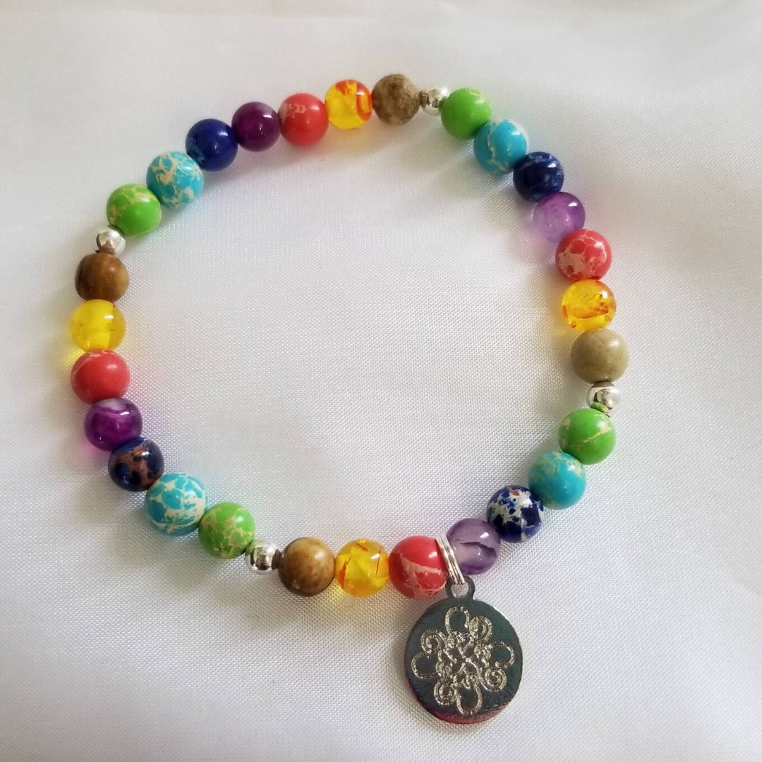 Rainbow Stone Bracelet - DearBritt