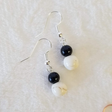 Black & White Stone Earrings - DearBritt