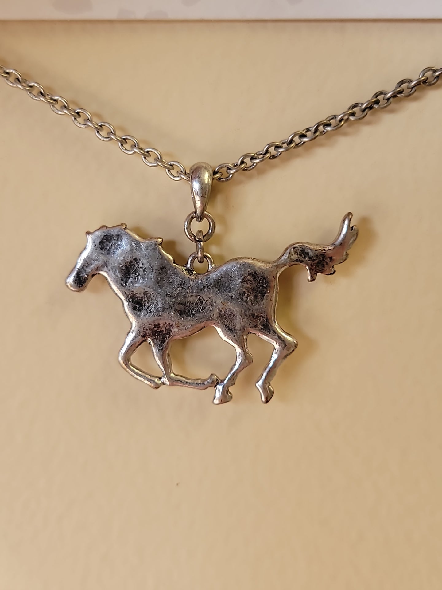 Horse Necklace - Silver