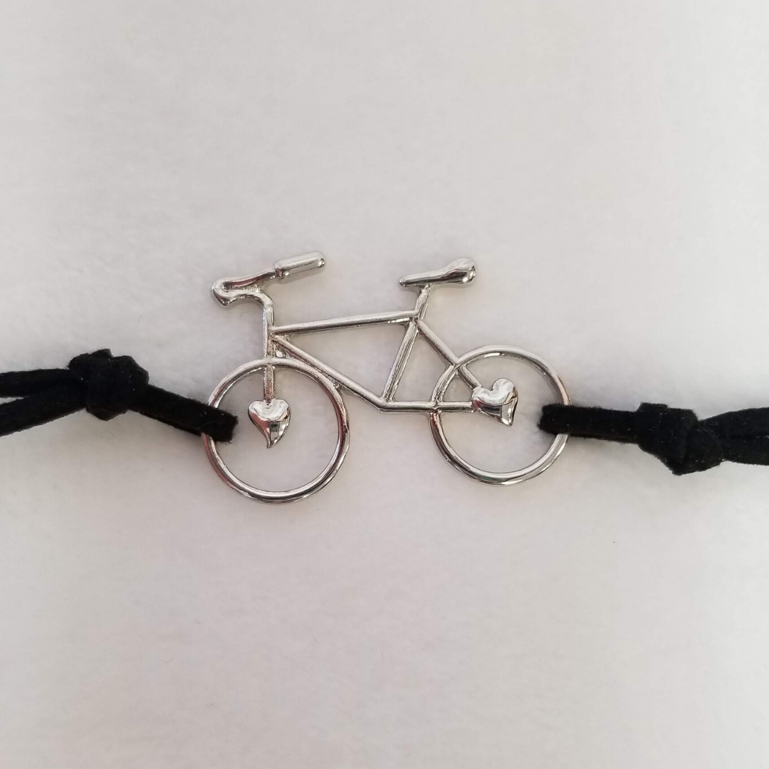 Silver Bicycle Bracelet - DearBritt