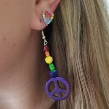 Rainbow Heart Stud Earrings - DearBritt