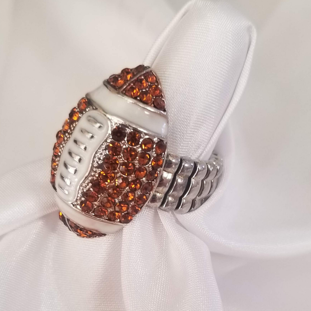 Football Sparkle Ring - DearBritt