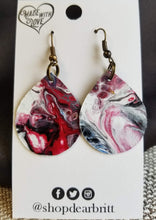 MM-Mini Teardrop Canvas Earrings - DearBritt