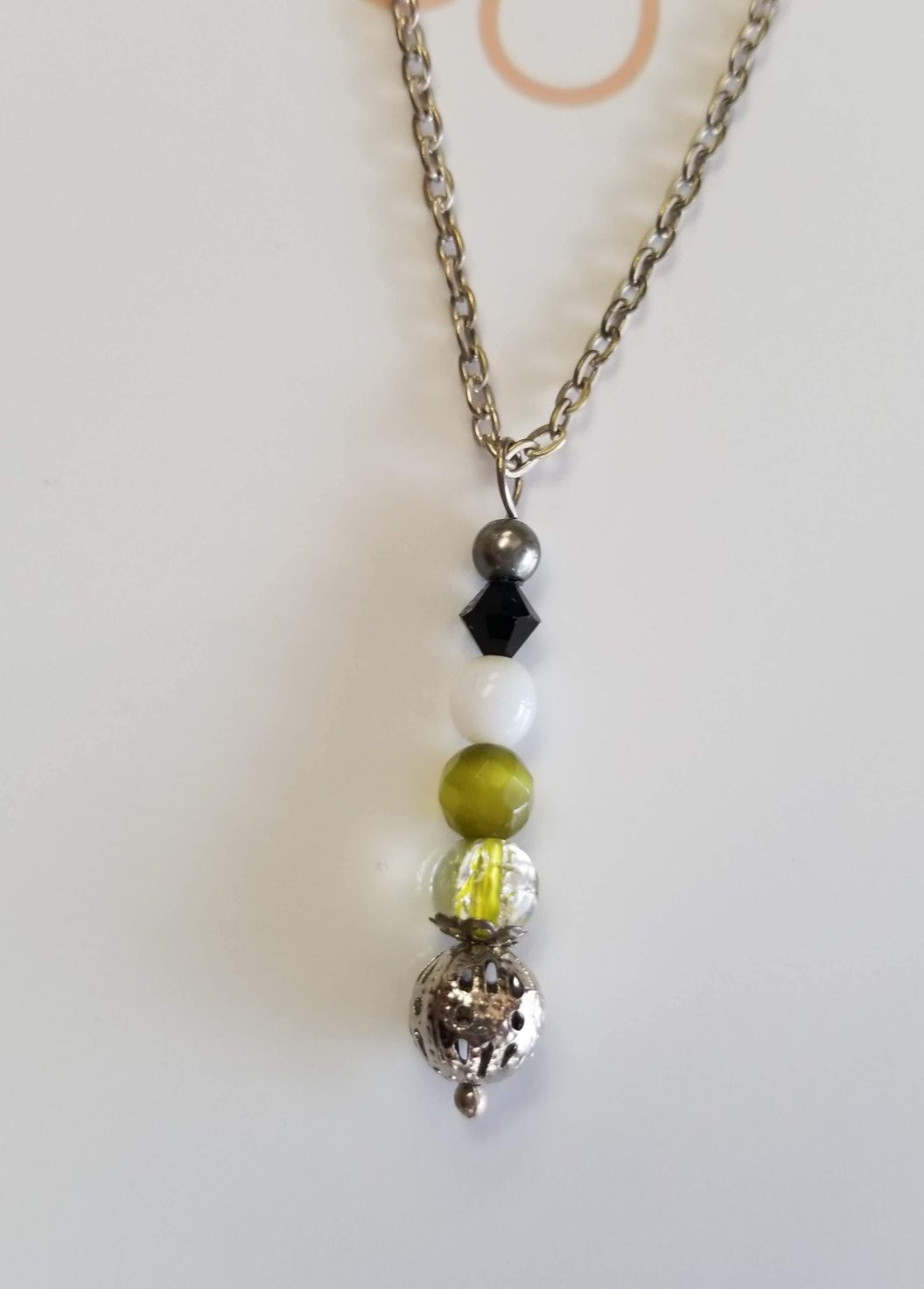 Multi Green Pendant Necklace - DearBritt