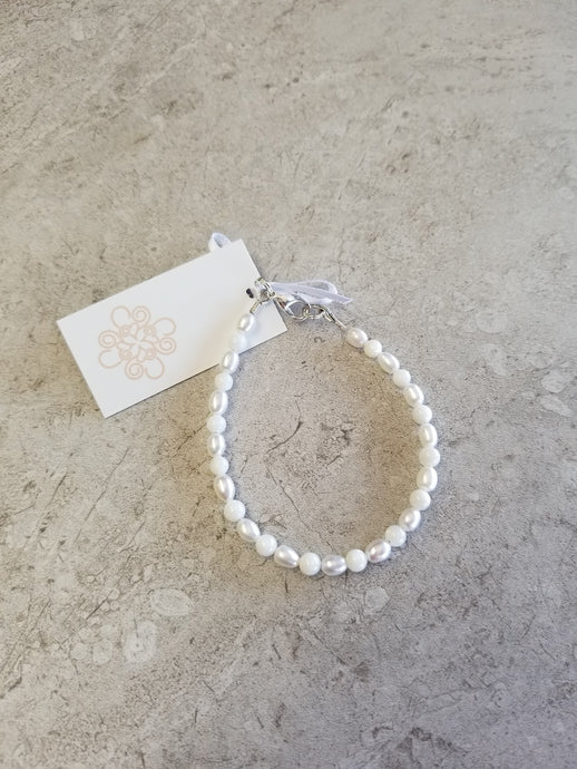 White Pearl Bracelet
