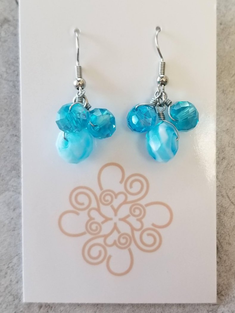 Crystal Charm Earrings - DearBritt