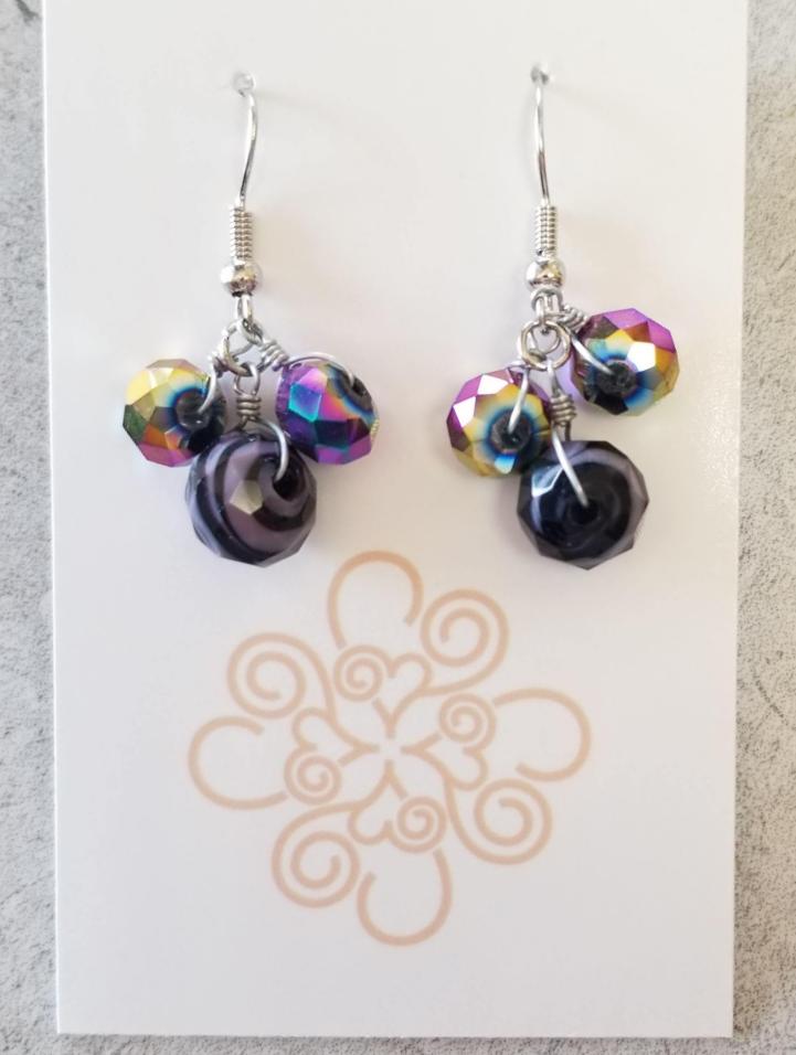 Crystal Charm Earrings - DearBritt