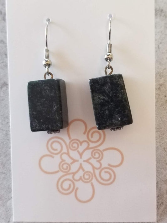 Square Stone Earrings