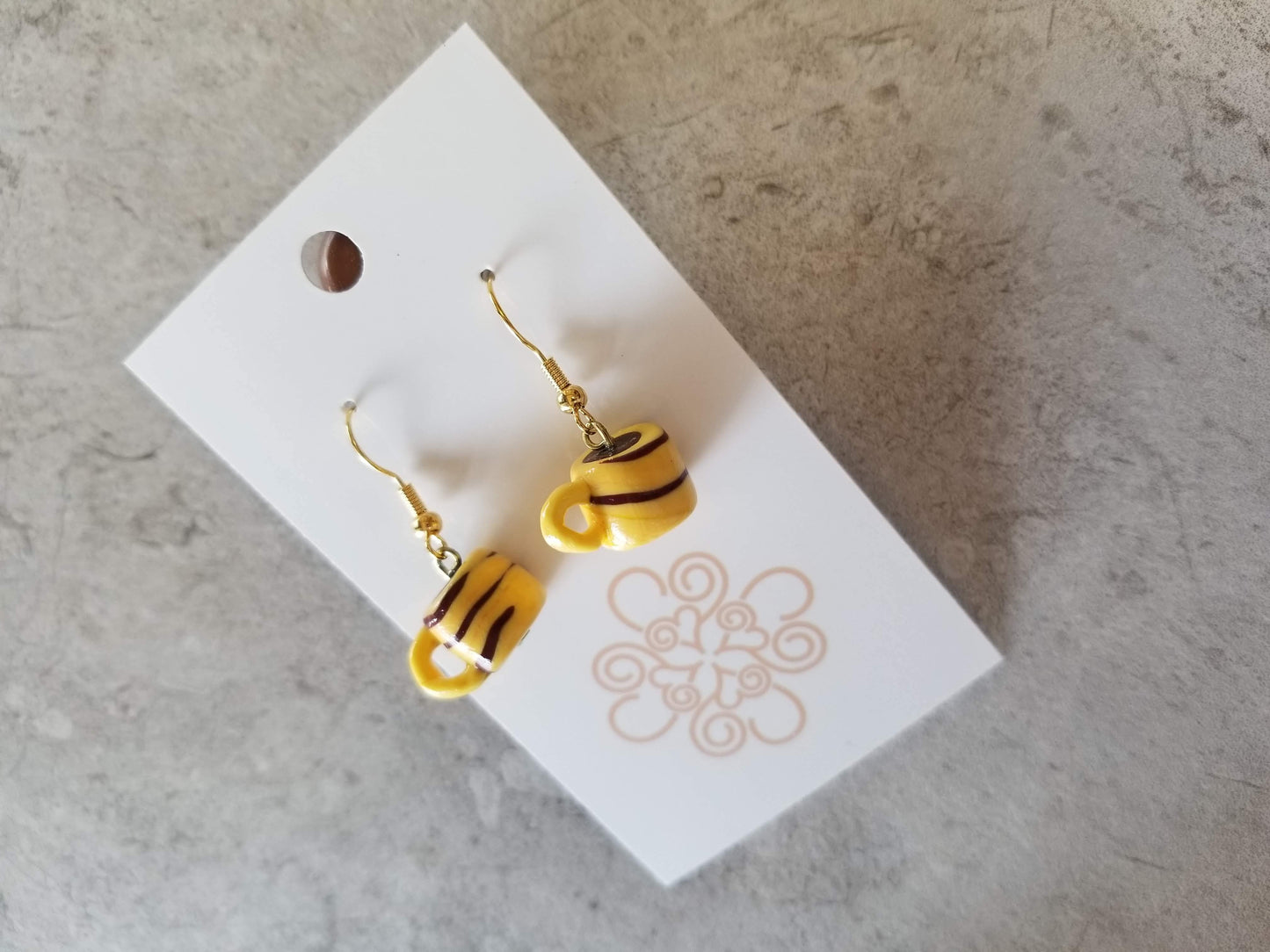 Handmade Coffee Mug Earrings - DearBritt