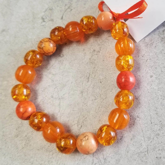 Orange Amber Bracelet - DearBritt