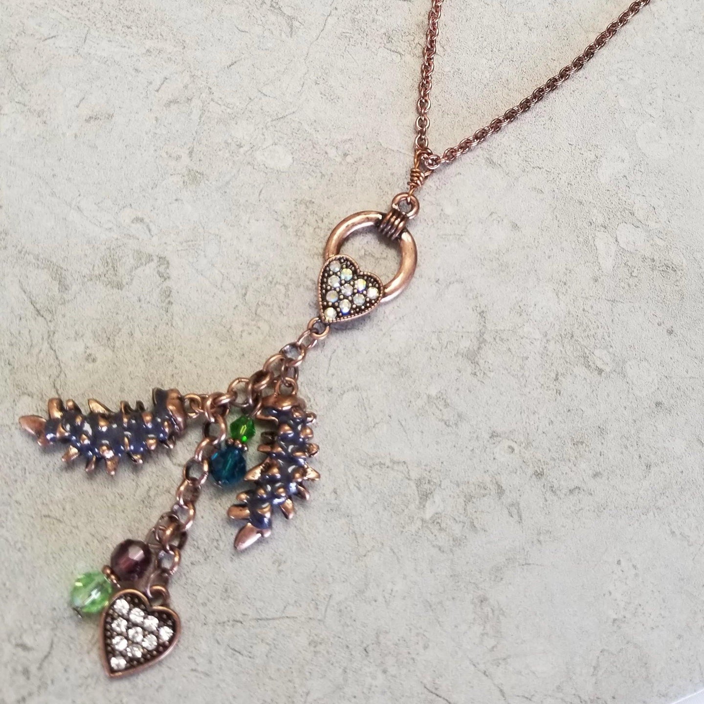 Copper Charm Necklace - DearBritt