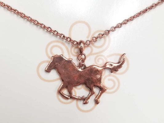 Horse Necklace - Copper - DearBritt