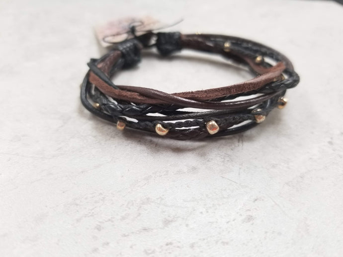 Leather Multi Strand Bracelet - DearBritt