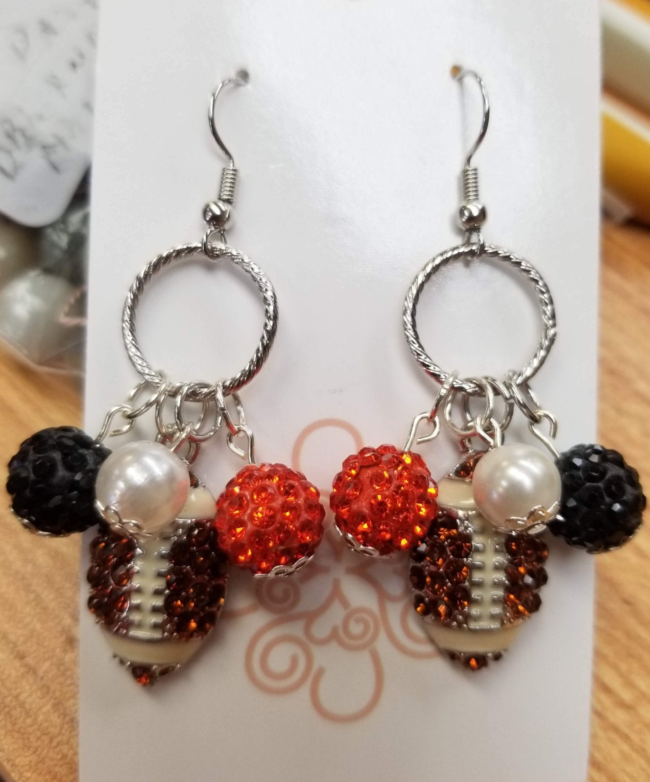 Football Charm Earrings - DearBritt