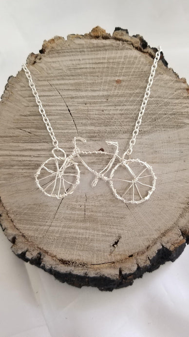Wire Bicycle Necklace - DearBritt