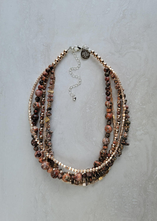 Beaded Twist Necklace - DearBritt